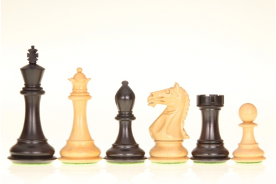 Piezas de ajedrez Supremo Ebonisadas 4''